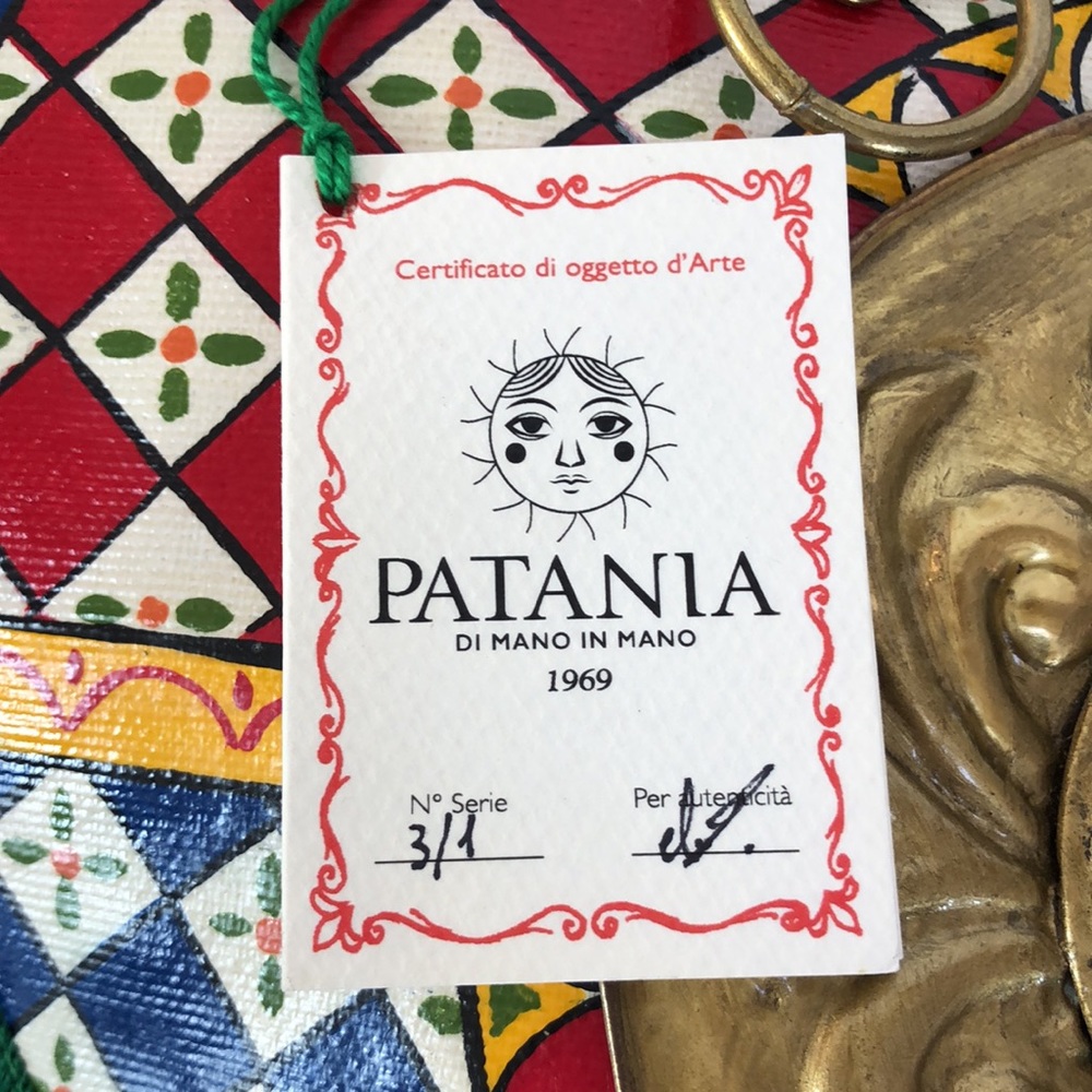 RARE Limited Edition Sebastiano Patania “Coffa Girolama”Handcrafted Sicilian - Picture 14 of 15
